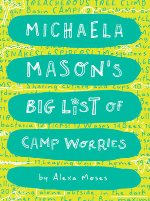 cover image of Michaela Mason's Big List of Camp Worries